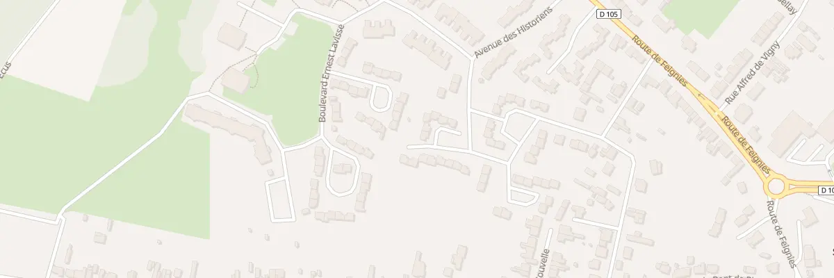 Plan du 50 Bd Francois Rene Chateaubrian à Maubeuge