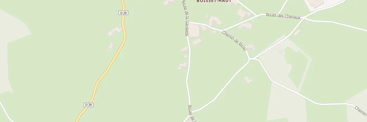 Plan du 404 Rte de la Gardette à Saint-Pal-de-Chalencon