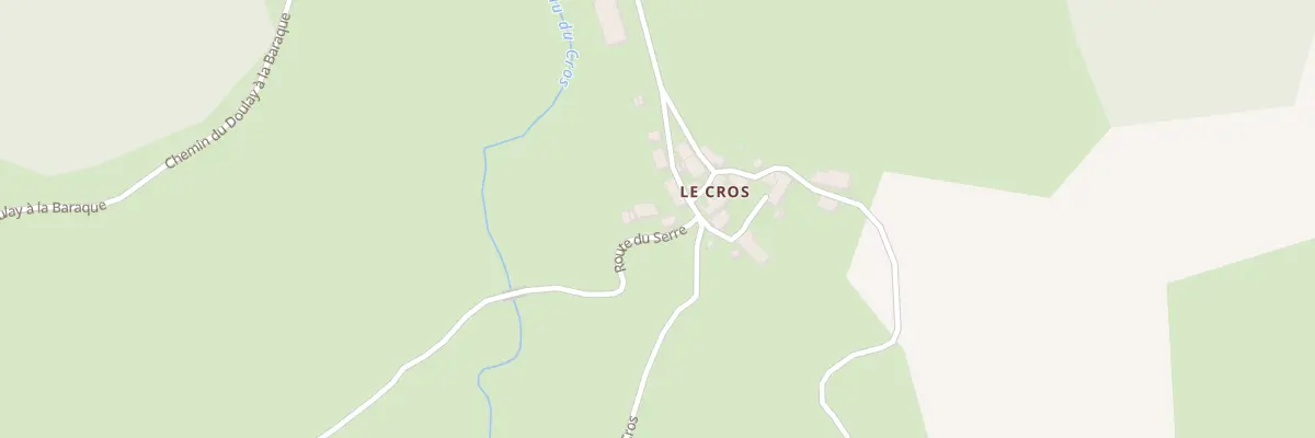 Plan du 5315 Le Cros à Saint-Étienne-de-Lugdarès