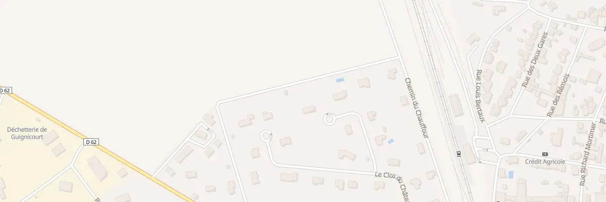 Plan du 12 Clos du Château à Villeneuve-sur-Aisne