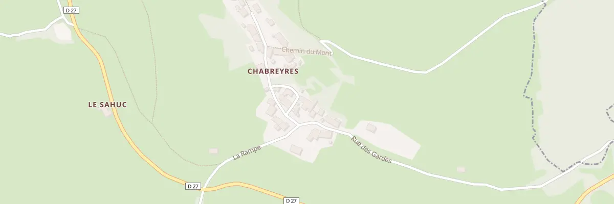Plan du 5059 Chabreyres à Chadron