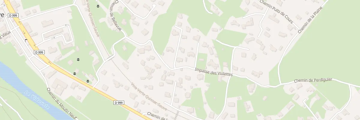 Plan du 9 Che Rouviere et Violette à Sauve