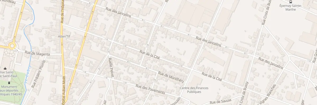 Plan du 27 Rue de la Cité à Épernay