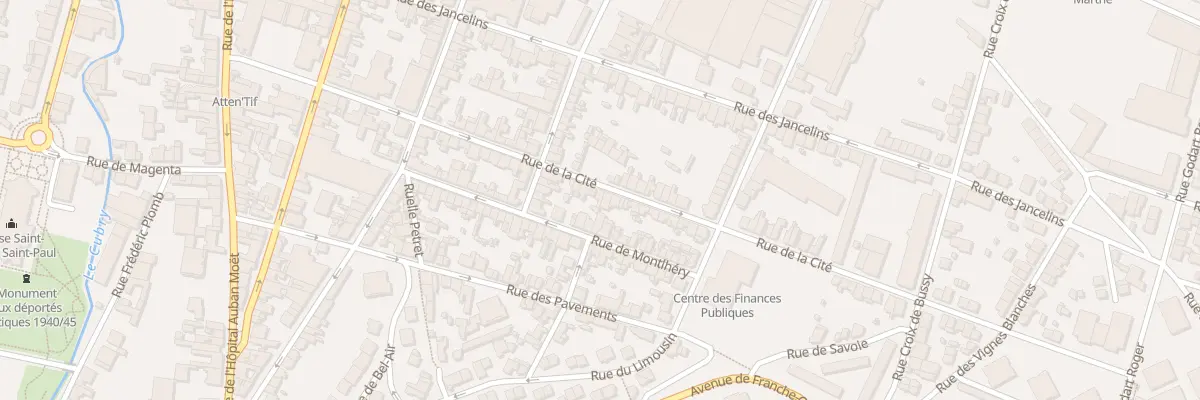 Plan du 40 Rue de la Cité à Épernay