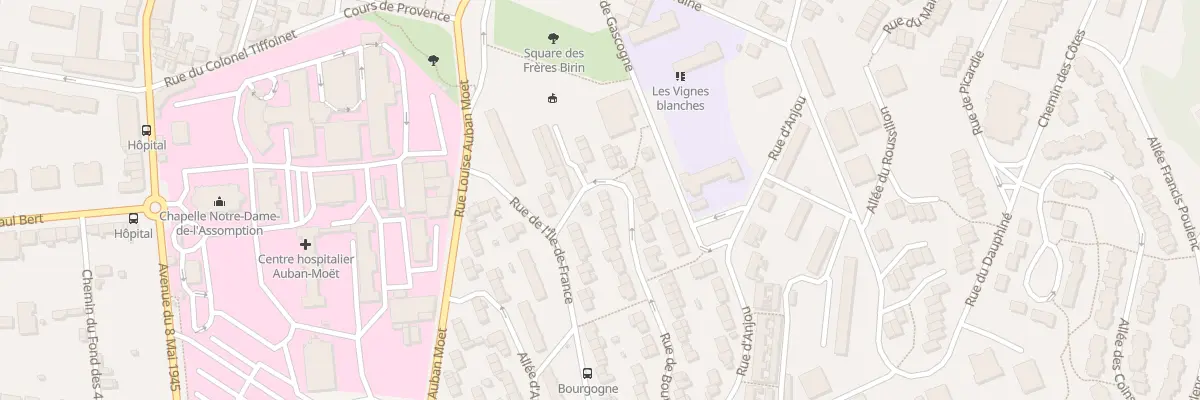 Plan du 2 Rue de Bourgogne à Épernay