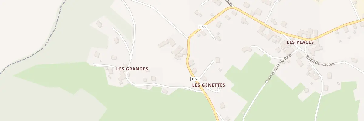 Plan du 5413 Aux Genettes à Sail-sous-Couzan