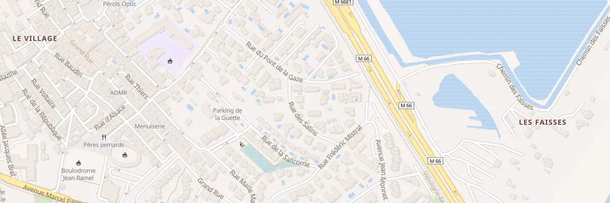 Plan du 1 Rue des Salins à Pérols