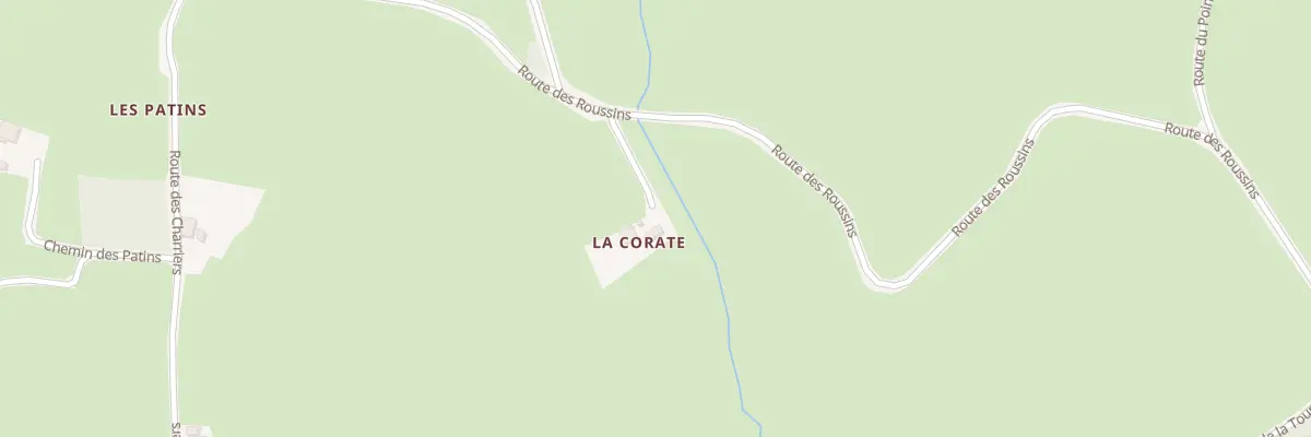 Plan du 110 Che de la Corate à Céron