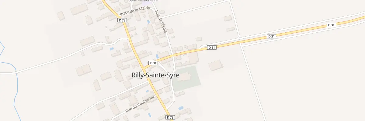 Plan du 1 L’Eglise à Rilly-Sainte-Syre
