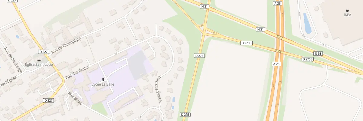 Plan du 27 Parc des Tilleuls à Thillois