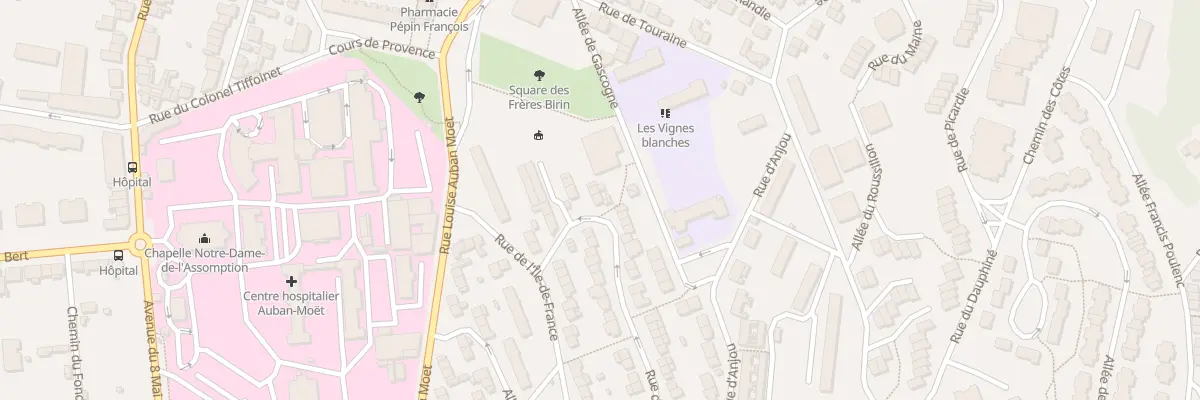 Plan du 9 Rue de Bourgogne à Épernay