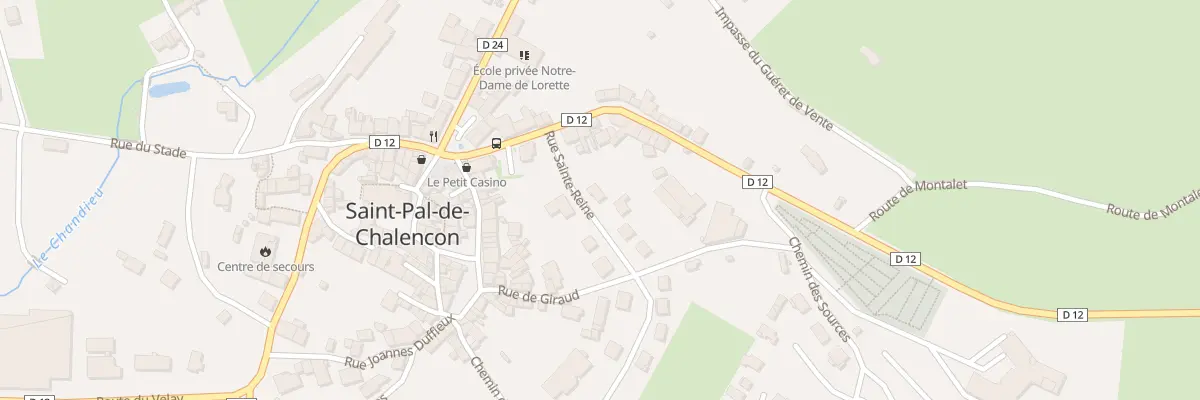 Plan du 5 Rue Sainte Reine à Saint-Pal-de-Chalencon
