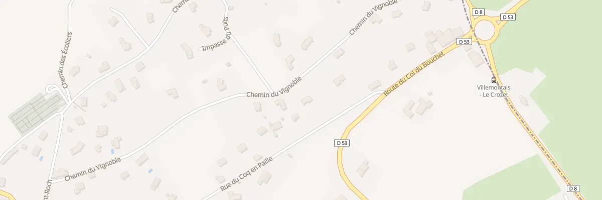 Plan du 591 Rue du Coq En Paille à Villemontais
