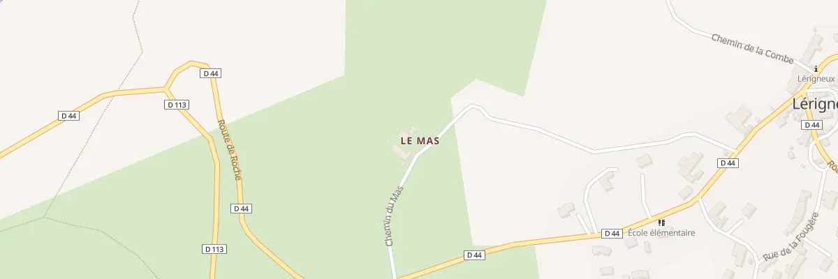 Plan du 5042 Le Mas à Lérigneux