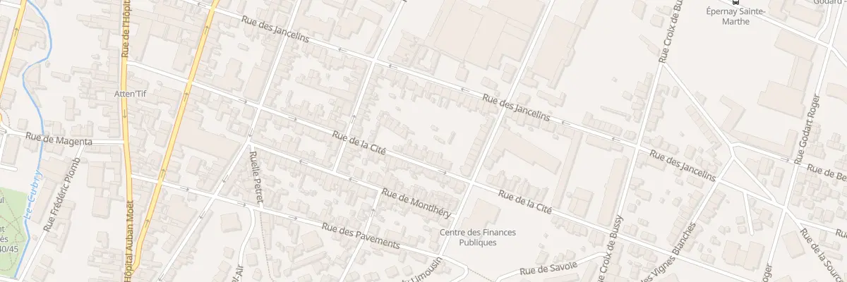 Plan du 37 Rue de la Cité à Épernay