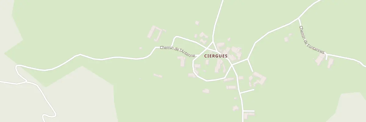 Plan du 149 Che de Ciergues à Saint-Sixte