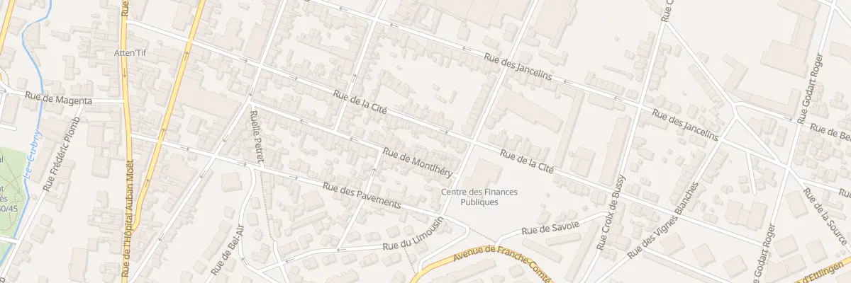 Plan du 52 Rue de la Cité à Épernay