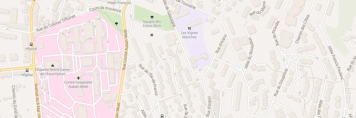 Plan du 15 Rue de Bourgogne à Épernay