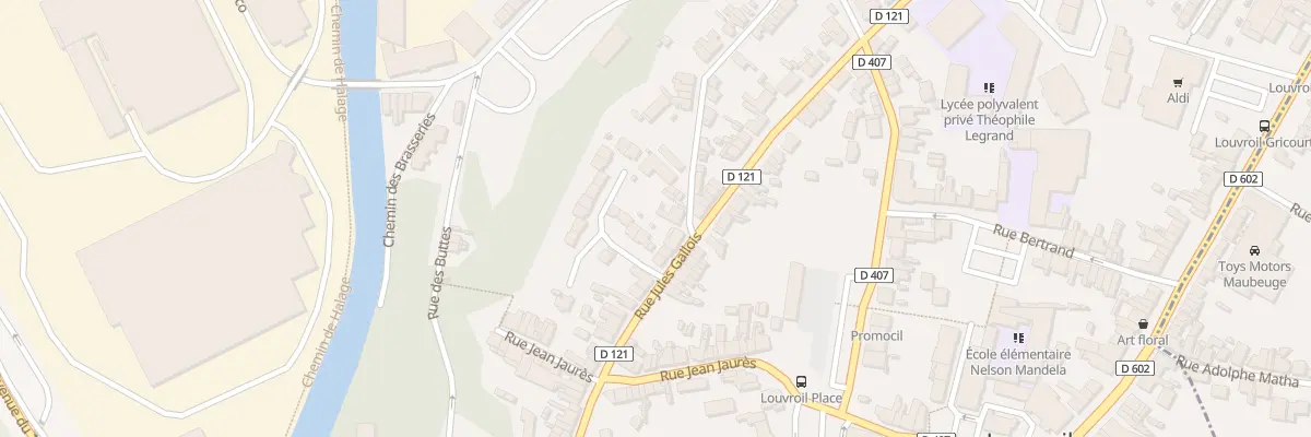 Plan du 108 Rue Jules Gallois à Louvroil