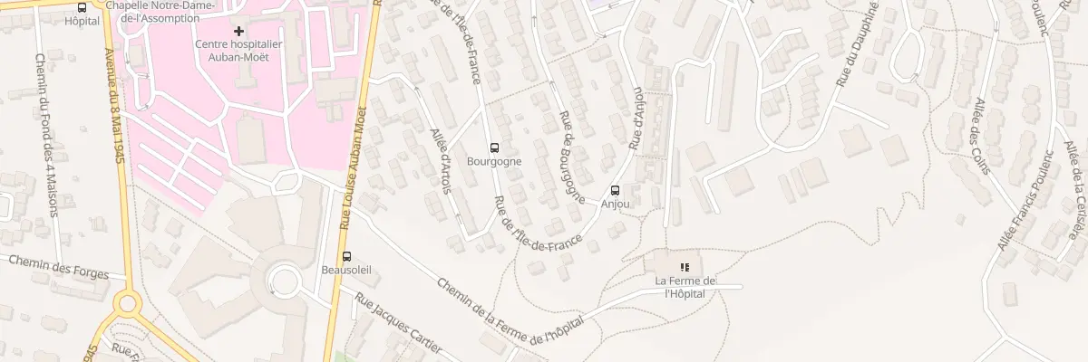Plan du 38 Rue de Bourgogne à Épernay