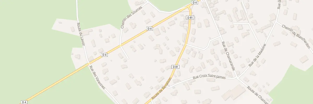 Plan du 188 Rte de Renaison à Saint-Germain-Lespinasse