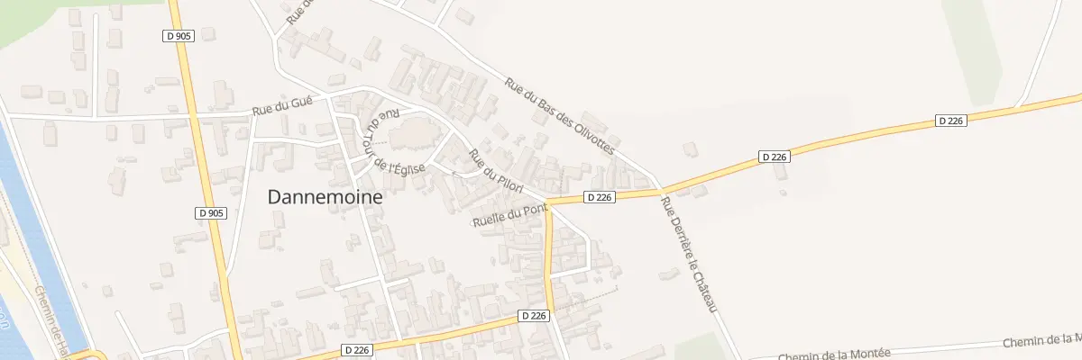Plan du 5 Pl de la Mare à Dannemoine