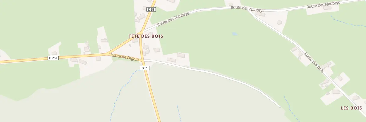 Plan du 95 Imp de la Tête des Bois à Neuvy-Grandchamp