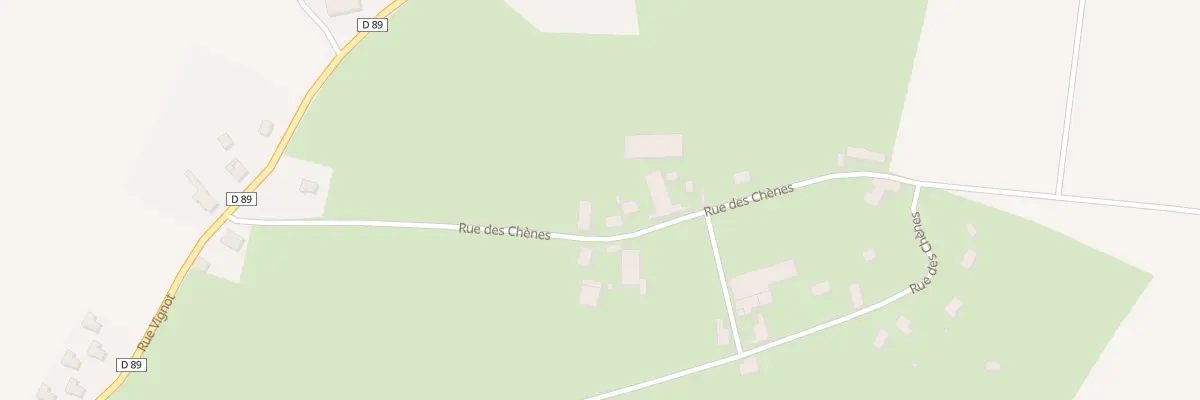 Plan du 3 Rue des Chênes à Davrey