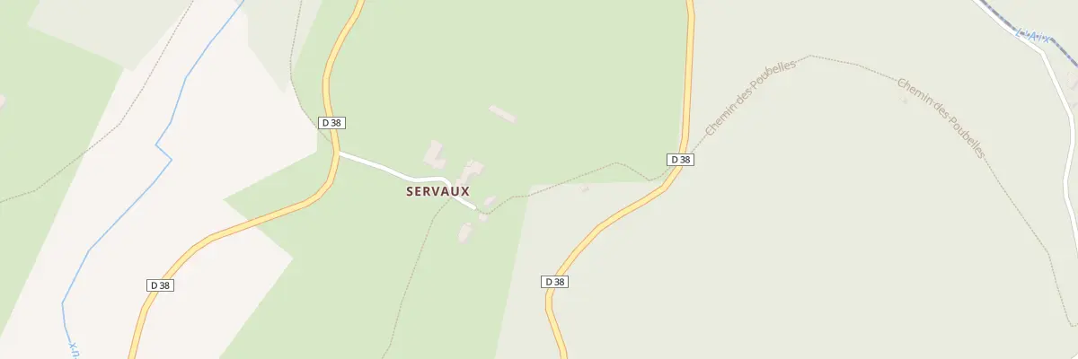 Plan du 151 Servaux à Saint-Martin-la-Sauveté