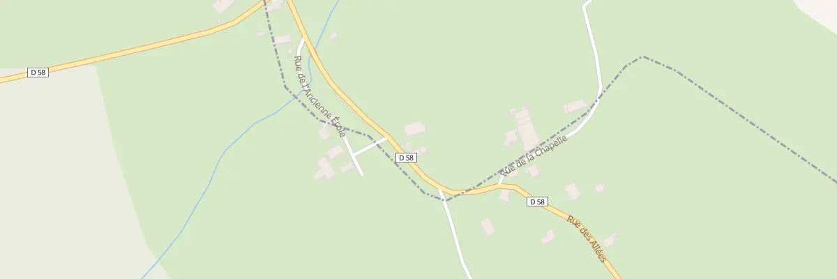 Plan du 33 Rue de la Basse Coudre à Montigny-les-Monts