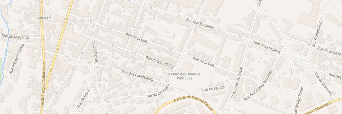 Plan du 58 Rue de la Cité à Épernay