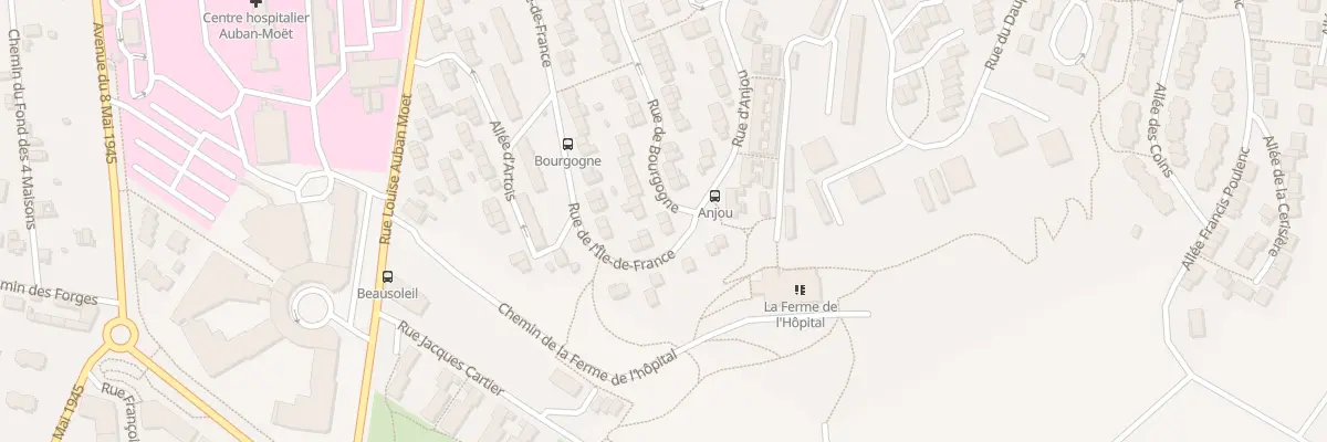 Plan du 46 Rue de Bourgogne à Épernay