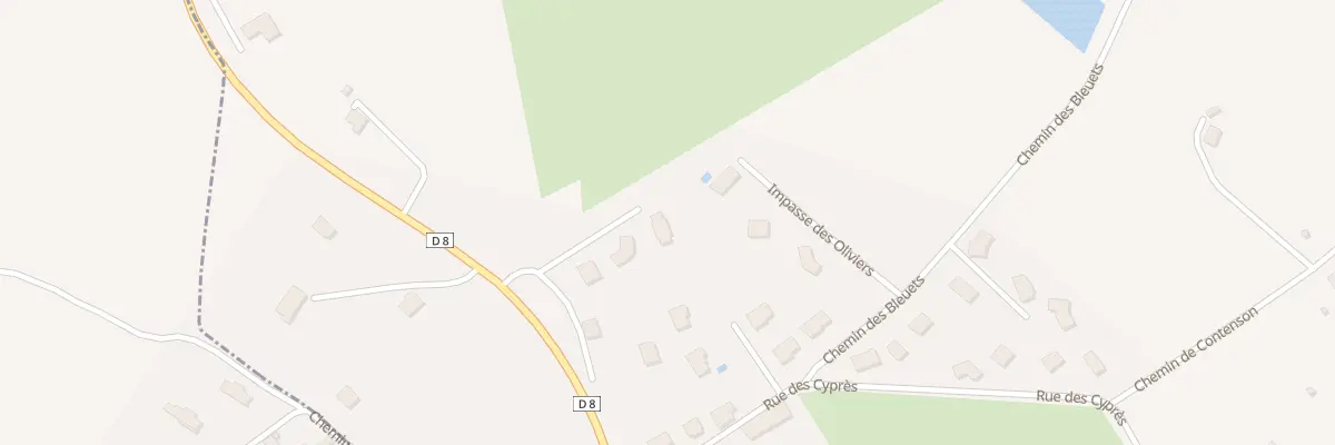 Plan du 25 Chem de la Badiane à Lentigny