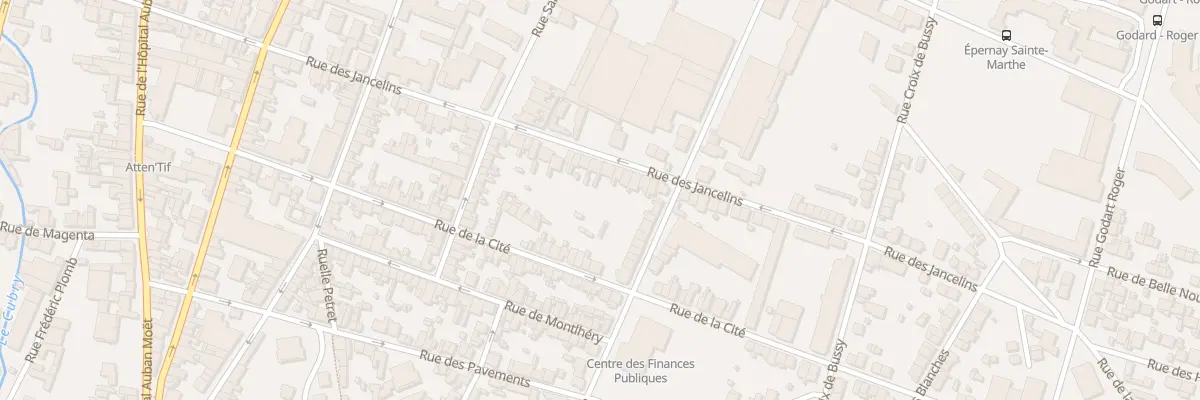 Plan du 116 Rue des Jancelins à Épernay