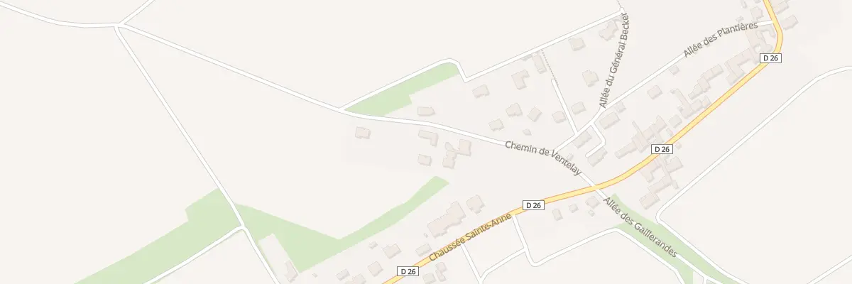 Plan du 7 Che de Ventelay à Saint-Thierry