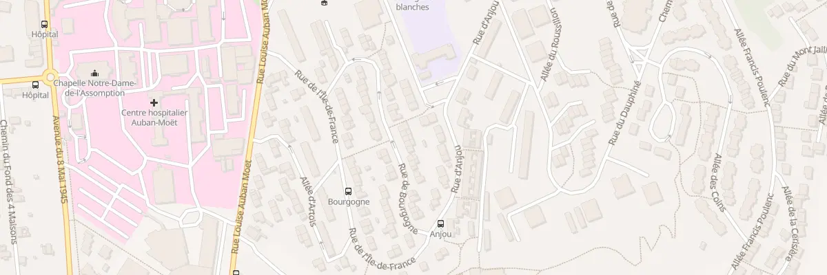 Plan du 37 Rue de Bourgogne à Épernay