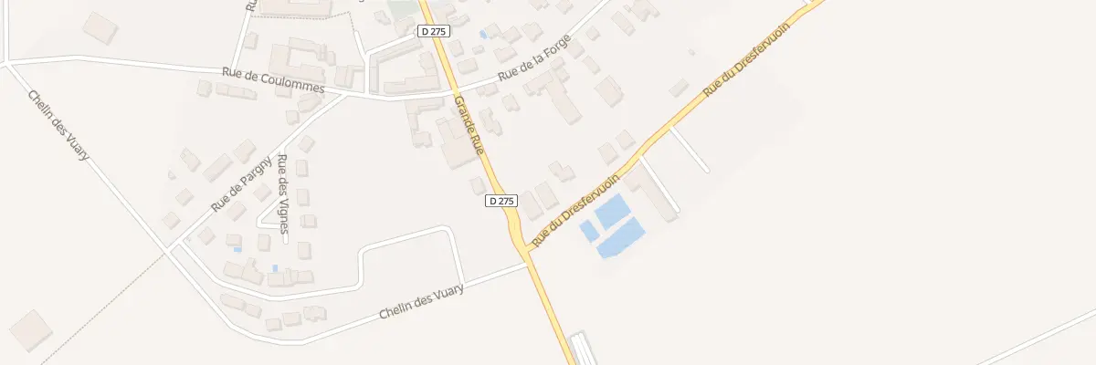 Plan du 3 Rue du Dresfervuoin à Ormes