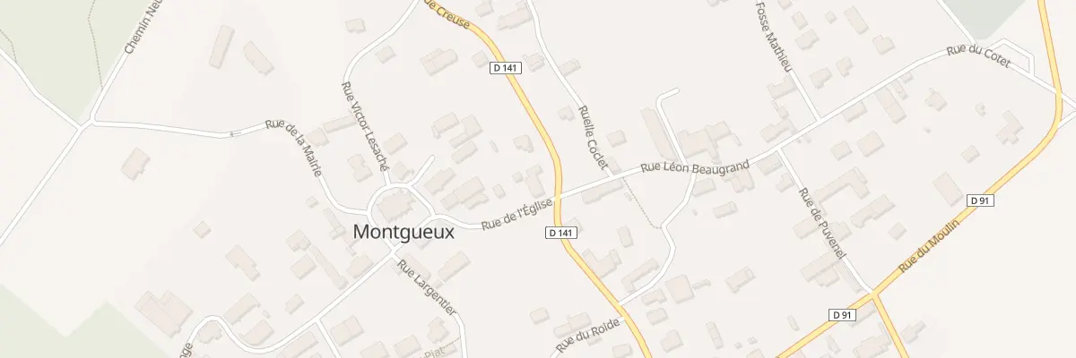 Plan du 2 Rue de l’Eglise à Montgueux
