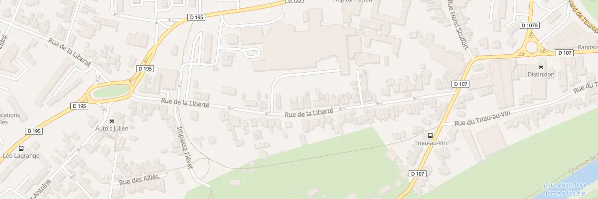 Plan du 48B Rue de la Liberté à Maubeuge