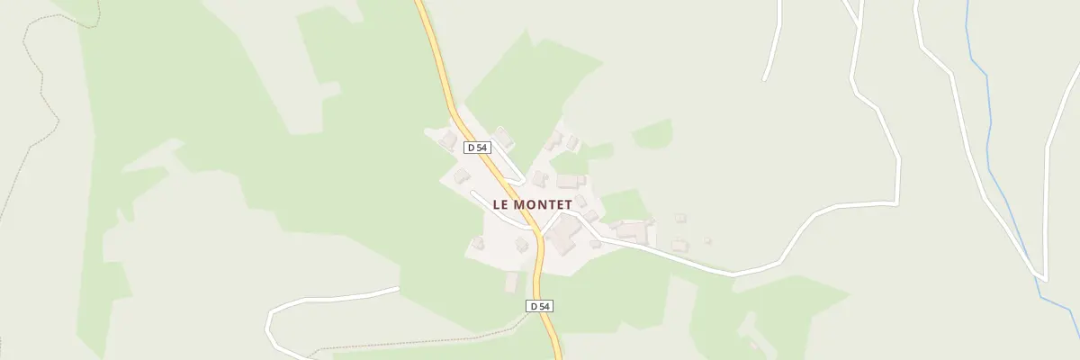 Plan du 5053 Le Montet à Vielprat