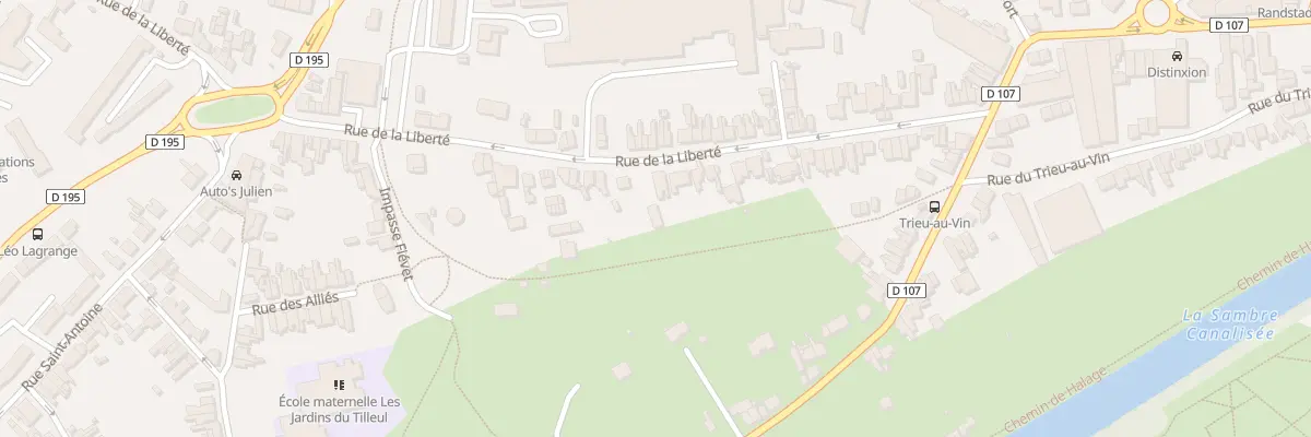 Plan du 41 Rue de la Liberté à Maubeuge