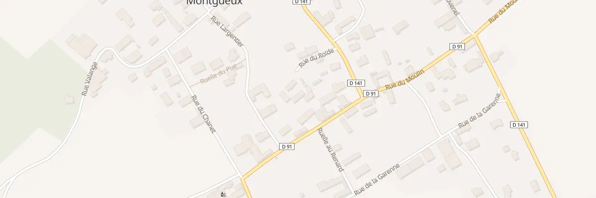 Plan du 2 Rue du Roide à Montgueux