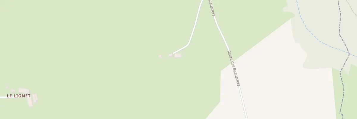 Plan du 2593 Rte des Beaussiers à Saint-Forgeux-Lespinasse