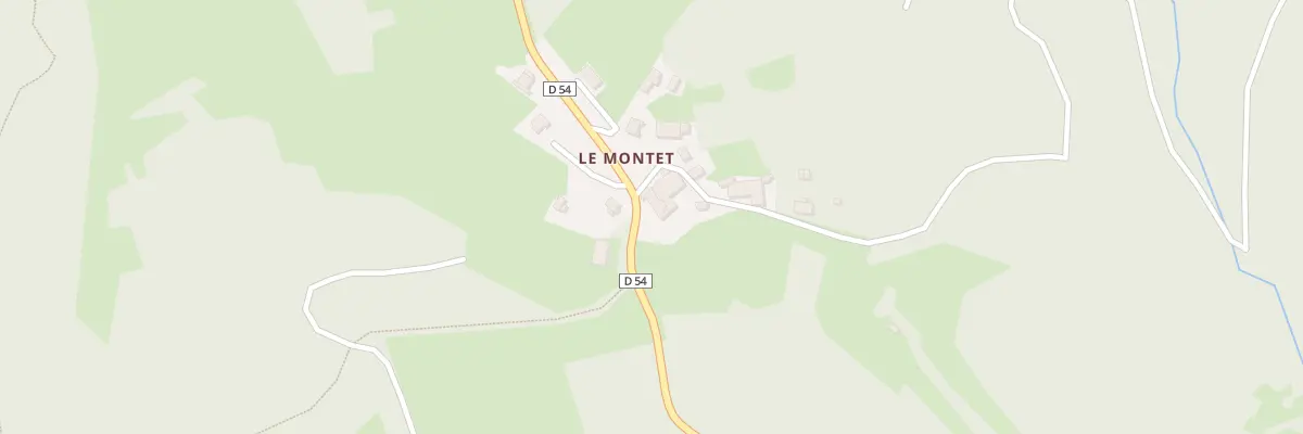 Plan du 5046 Le Montet à Vielprat