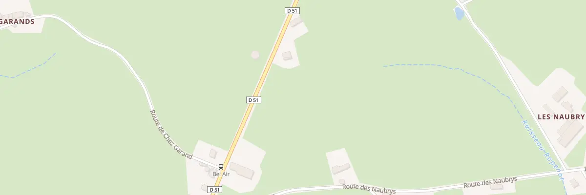 Plan du 1015 Rte de la Motte Saint Jean à Neuvy-Grandchamp