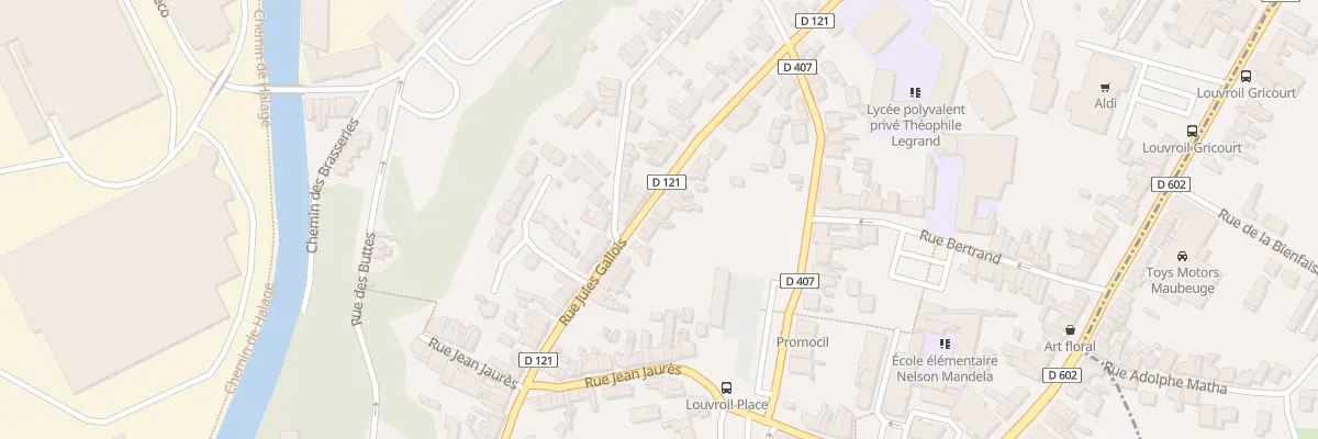 Plan du 97B Rue Jules Gallois à Louvroil