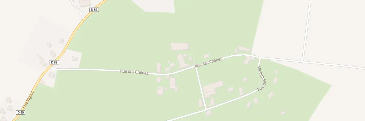 Plan du 5 Rue des Chênes à Davrey