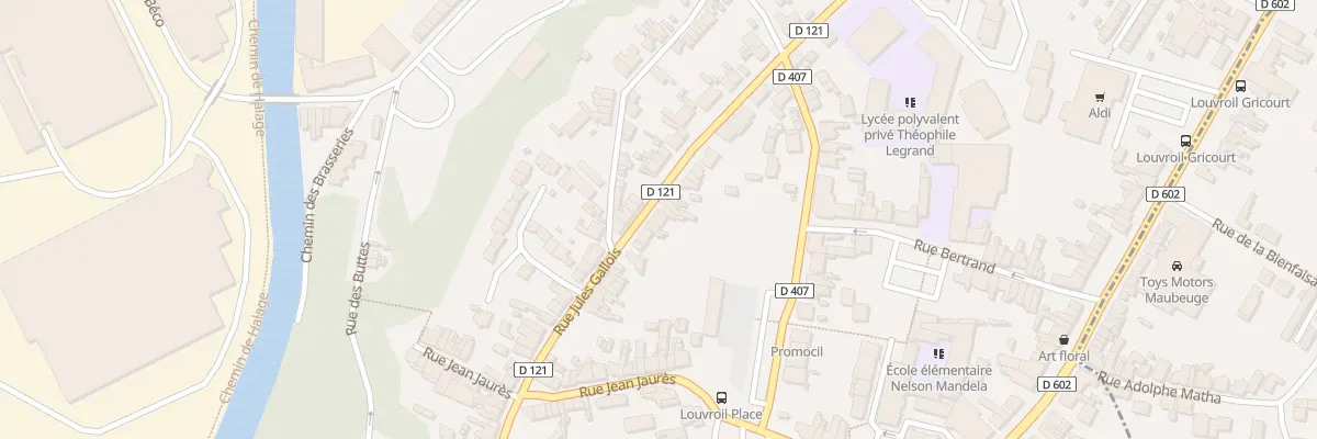 Plan du 97 Rue Jules Gallois à Louvroil