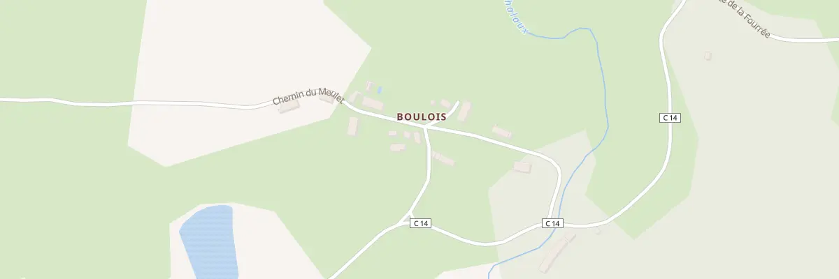 Plan du 1 Che du Meulet à Ouroux-en-Morvan