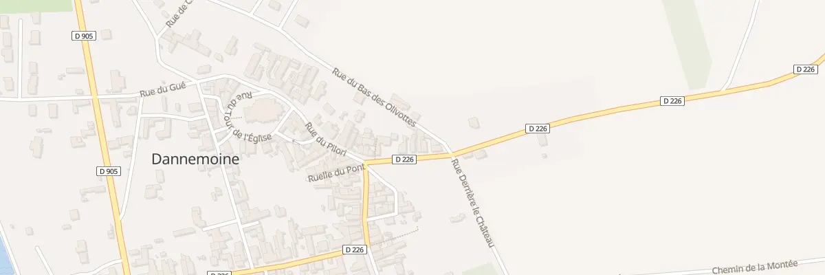 Plan du 3 Rue du Vau à Dannemoine